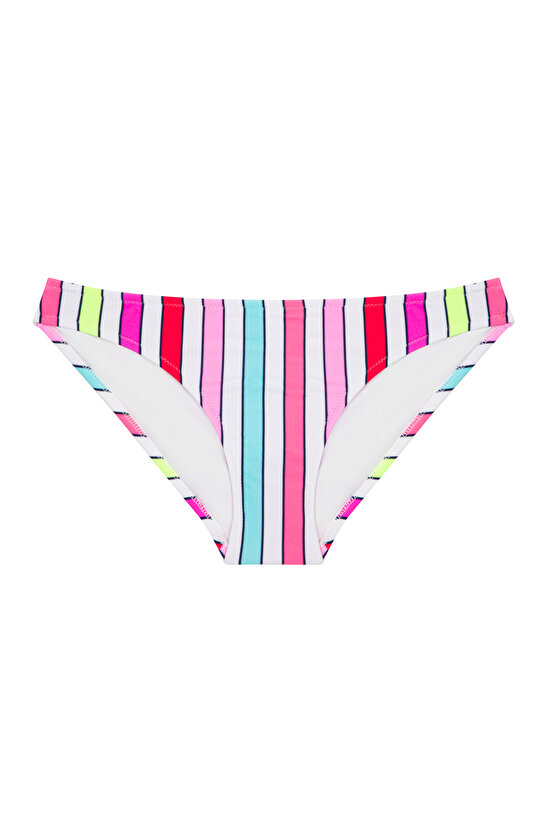 Çok Renkli Retro Slip Bikini Altı - 4