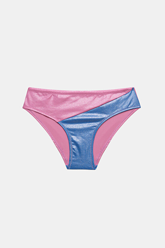 Teen Shiny Wrapy Çok Renkli Üçgen Bikini Takımı - 3