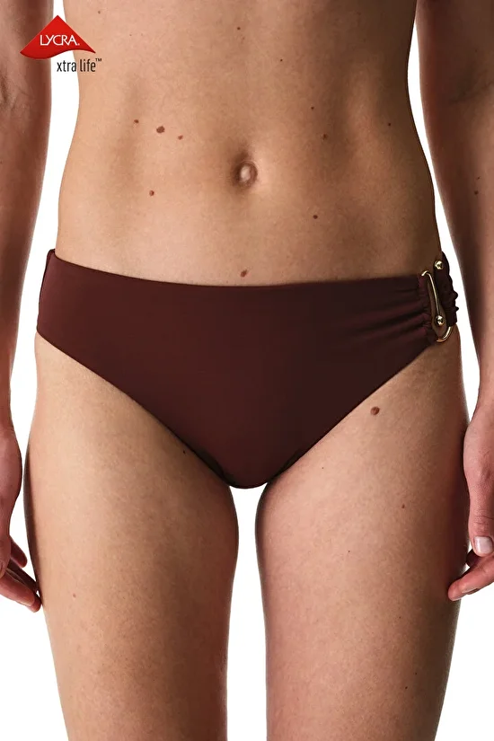 Brown Jasmine Side Bikini Bottom