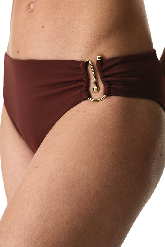 Brown Jasmine Side Bikini Bottom - 3