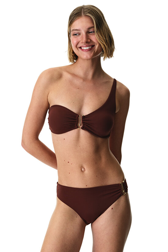 Brown Jasmine Side Bikini Bottom - 4