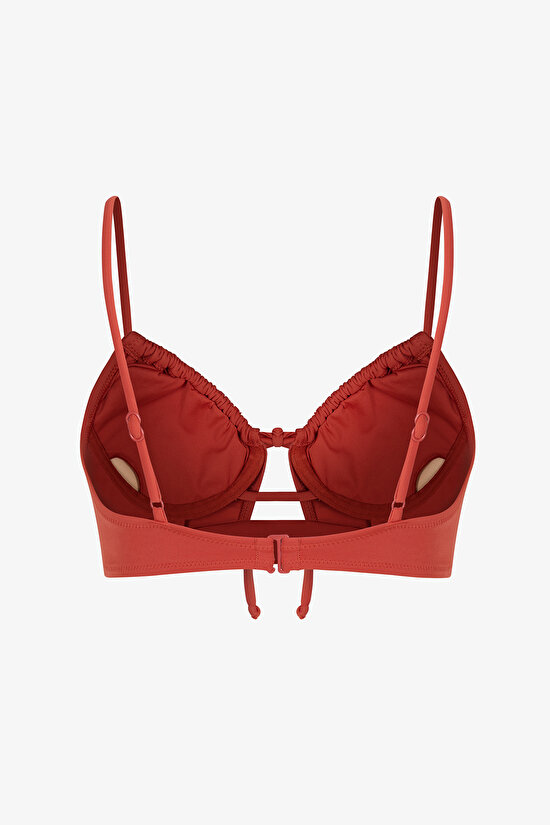 Tarçın Front Opening Bikini Üstü - 6