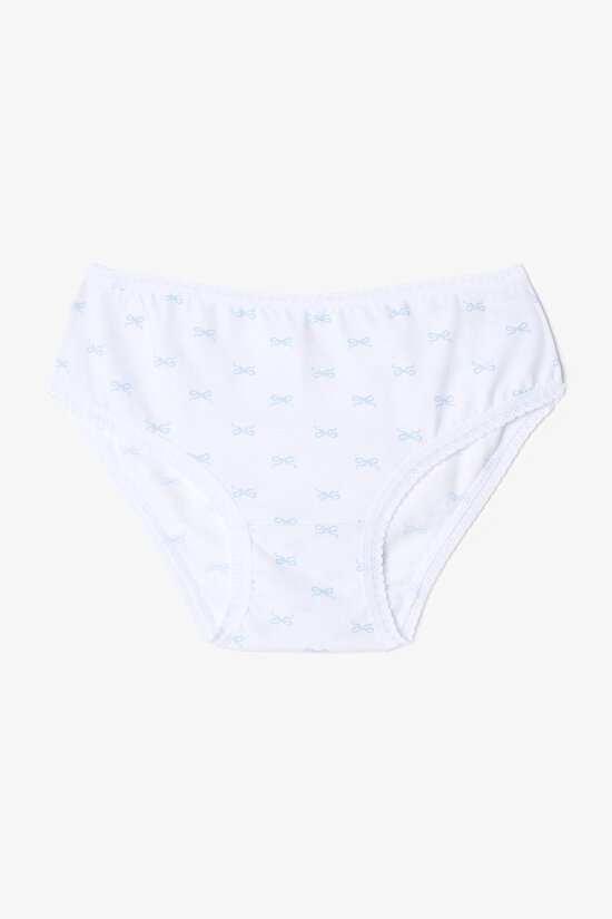 Girls Bows Ribbon Patterned Cotton 3-Pack Panties Girls Bows Ribbon Patterned Cotton 3-Pack Panties - 4