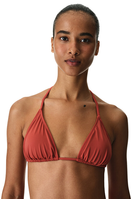 Cinnamon Triangle Bikini Top - 1