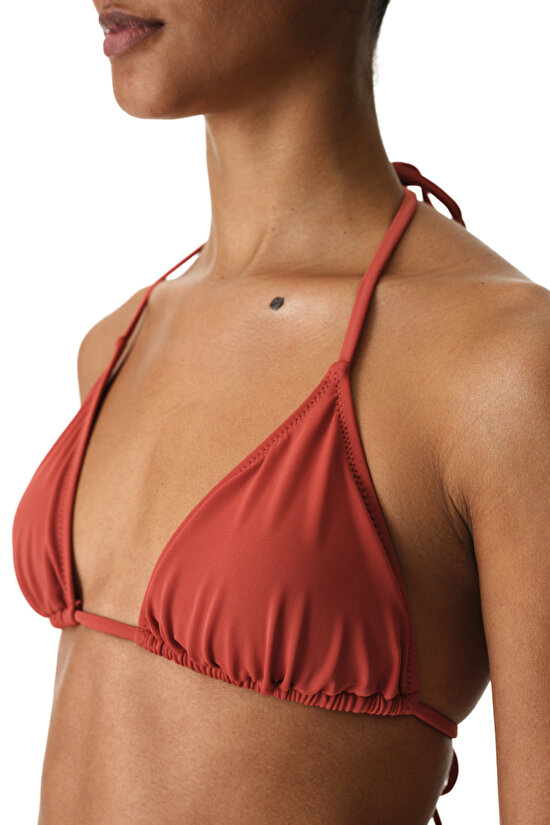 Cinnamon Triangle Bikini Top - 4