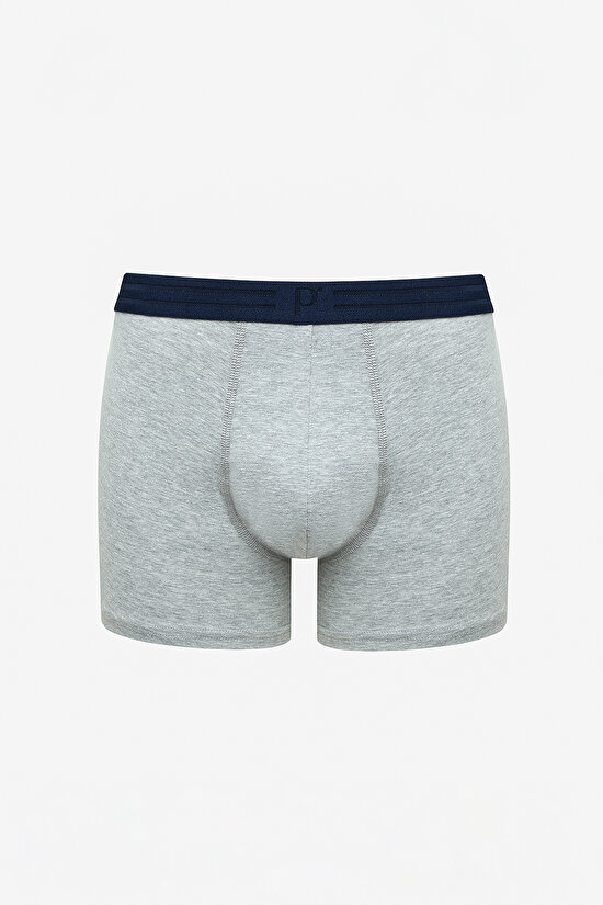 Erkek Pamuklu Line 2li Çok Renkli Boxer - 3