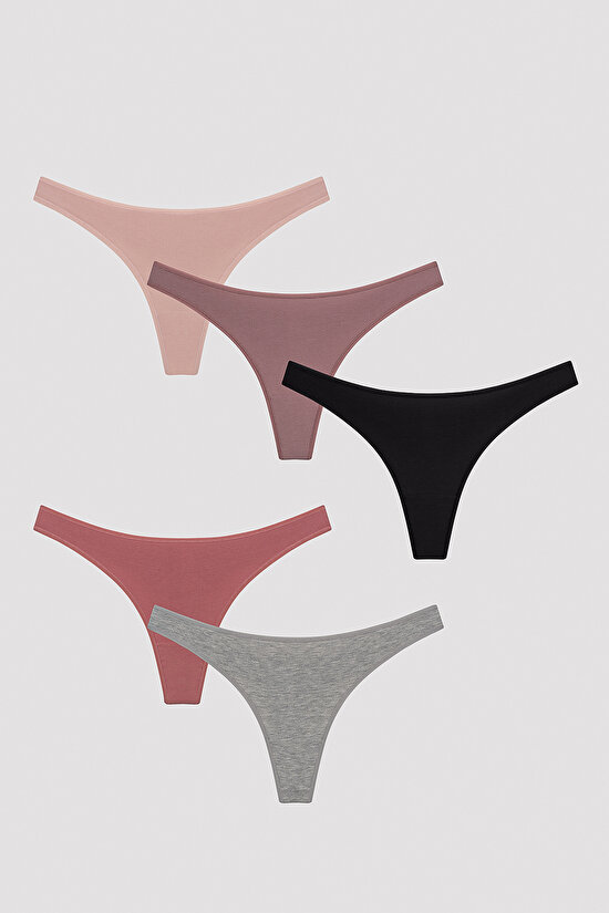 Earth Tones 5in1 Thong - 1