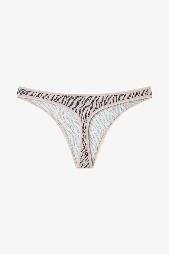 Renkli ZeSütyen Dance 3'lü Tanga Külot - 7