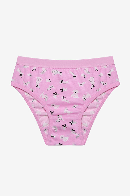 Girls Dog Family 5-Pack Briefs with Dog Pattern Girls Dog Family 5-Pack Briefs with Dog Pattern - 5