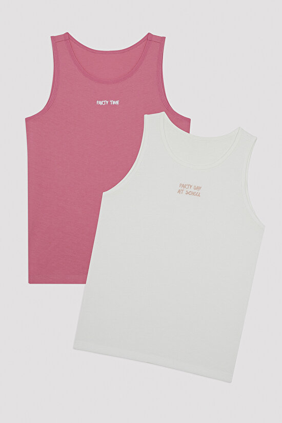 Girls Party 2 Pack Tank - 1