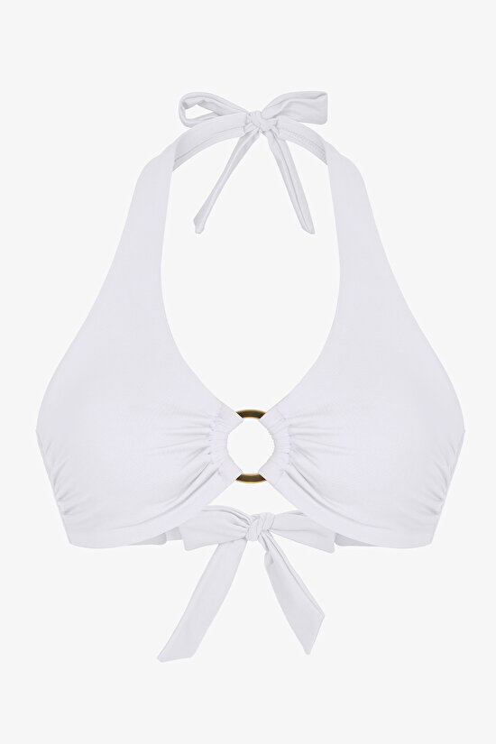 Beyaz Clean Hot Bikini Üstü - 5