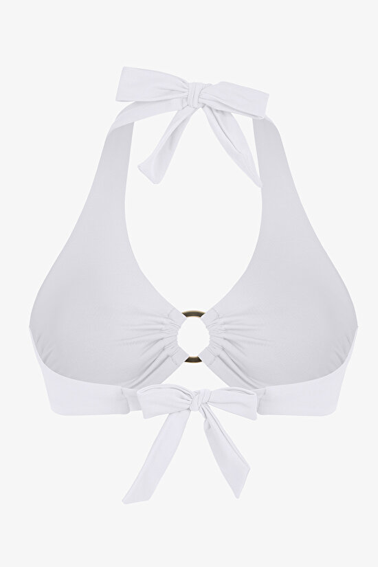 Beyaz Clean Hot Bikini Üstü - 6