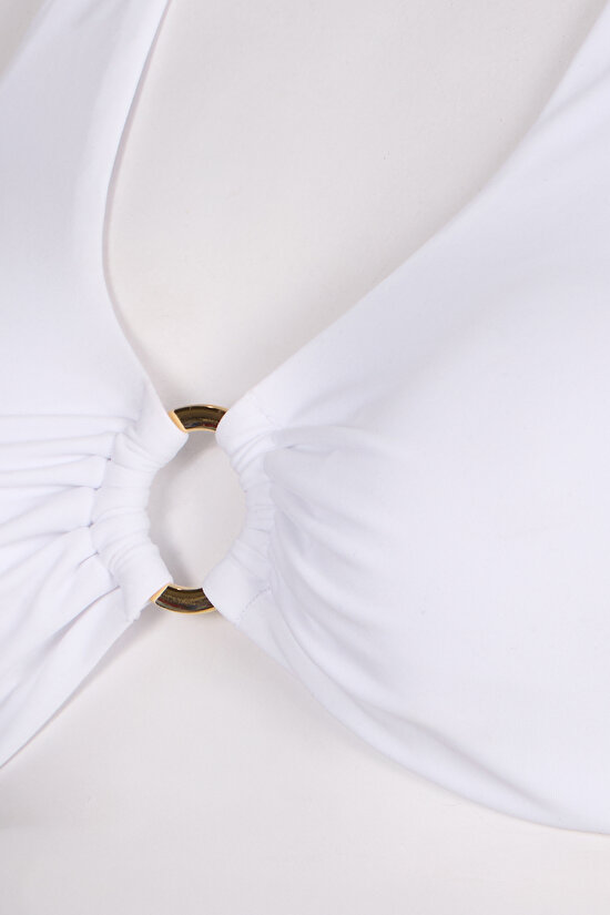 Beyaz Clean Hot Bikini Üstü - 7