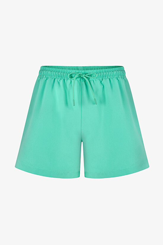 Erkek Turkuaz Basic Turquoise Şort - 4