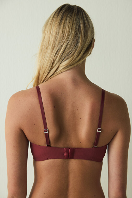 Bordo Essentials Lotus Underwire Non-Padded Minimizing Strapless Bra - 5