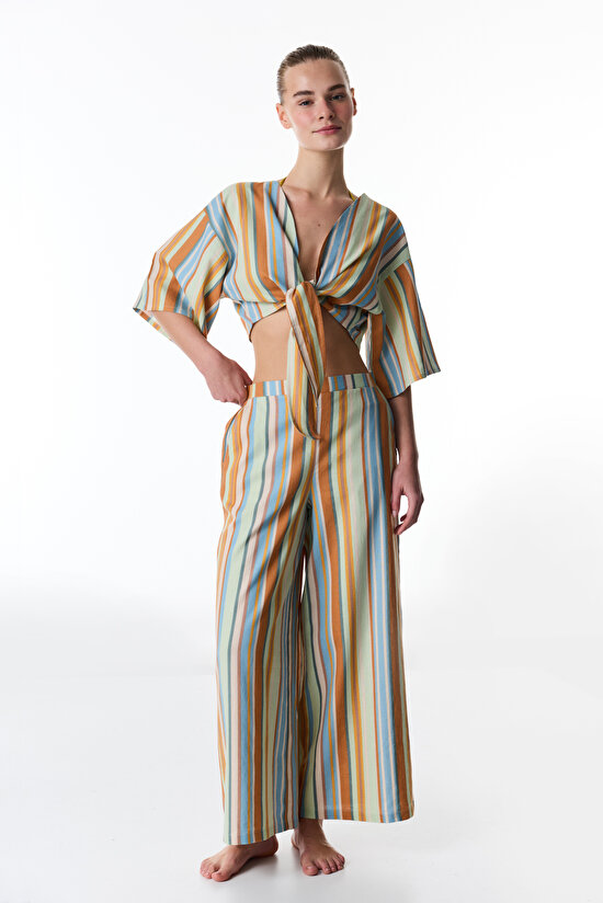 Multicolor Carrie Pants - 3