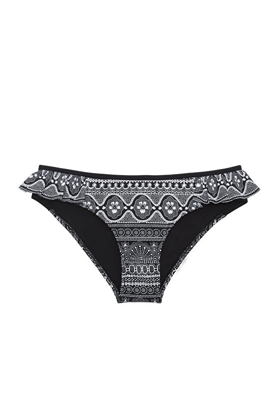 Monochrome Side Bikini Bottom - 3