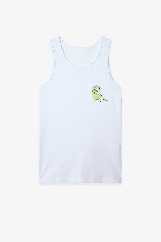 Gri Melanj Erkek Çocuk Dino 2'li Atlet - 2