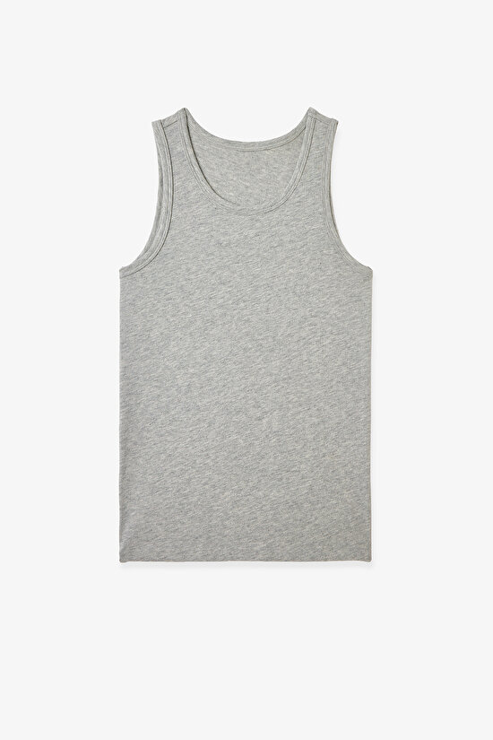 Gri Melanj Erkek Çocuk Dino 2'li Atlet - 3