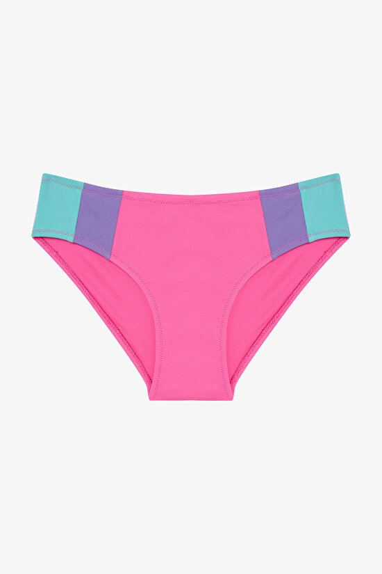 Lila Genç Kız Paradise Halter Yaka Bikini Takımı - 3