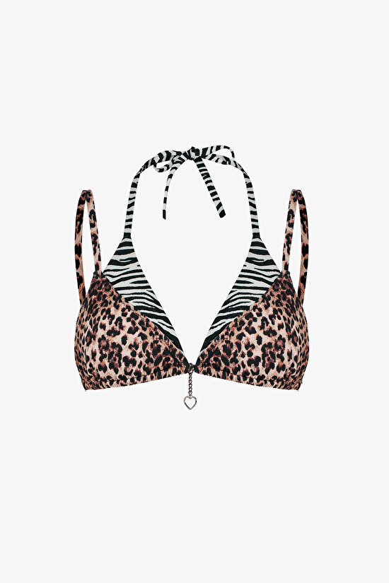 Wıld Layered Triangle Bikini Top - 6