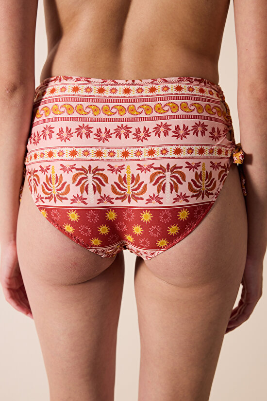 Palm Yüksek Bel Çok Renkli Bikini Altı - 3