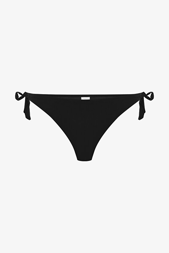 String Black Bikini Bottom - 5