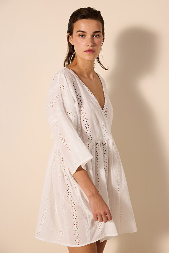 Sosa White Caftan - 3