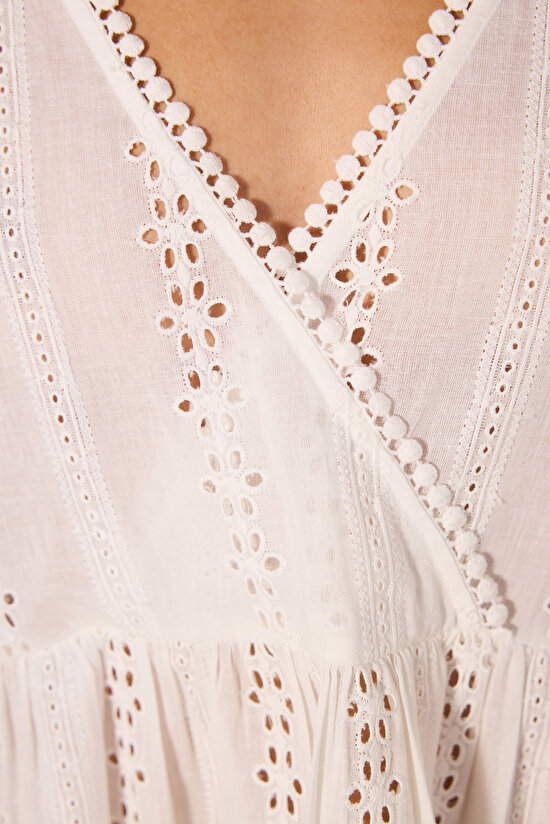 Sosa White Caftan - 5