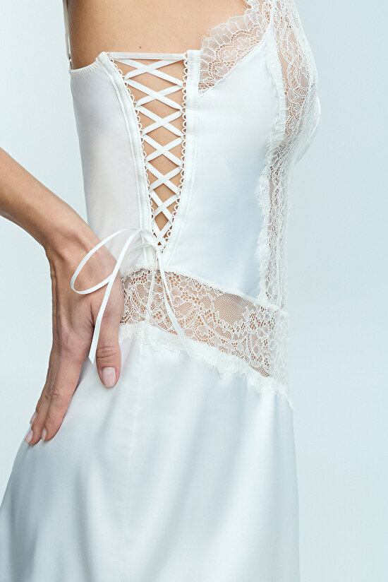 Off White Candy Teddy Bodysuit - 4