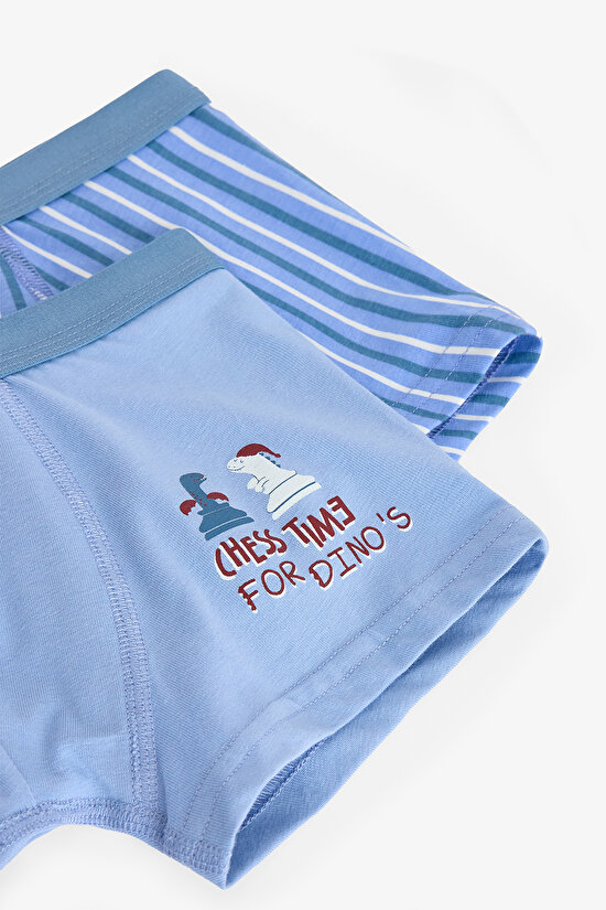 Blue Boys Chess 2in1 Boxer - 4