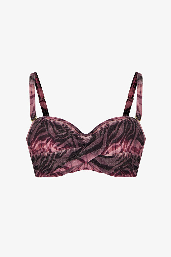 Renkli Cesira Pink Beauty Toparlayıcı Bikini Üstü - 8