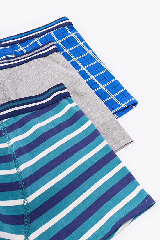 Erkek Renkli Chill Grid Çoklu Boxer - 5