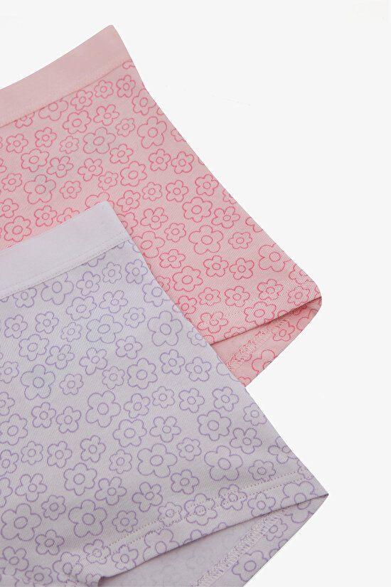 Girls Floral 2in1 Boxer Girls Floral 2in1 Boxer - 4