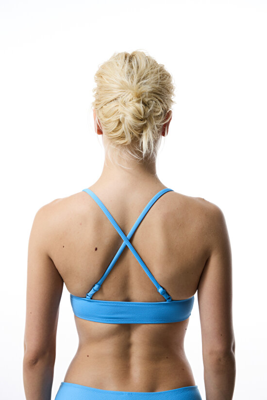 Mavi Bubble Bralette Bikini Üstü - 3