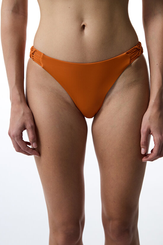 Macrame Orange Bikini Bottom Macrame Orange Bikini Bottom - 5