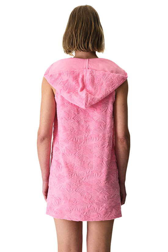 Açık Pembe Towel Kaftan - 2