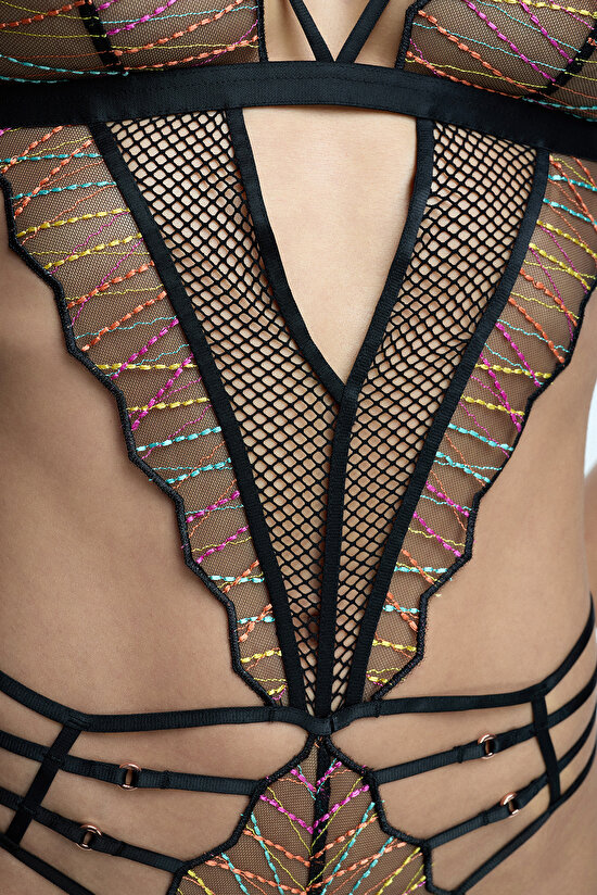 Black Ader Bodysuit - 3