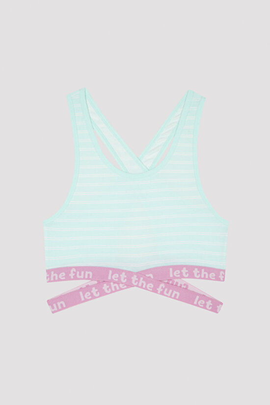 Girls Let The Fun 2in1 Sports Top - 2