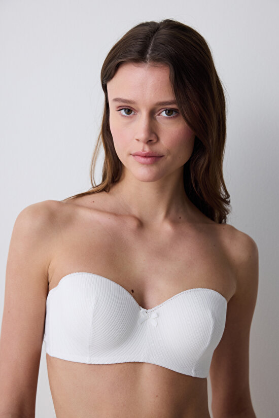 Lotus Pointel Kar Beyaz Sütyen - 4