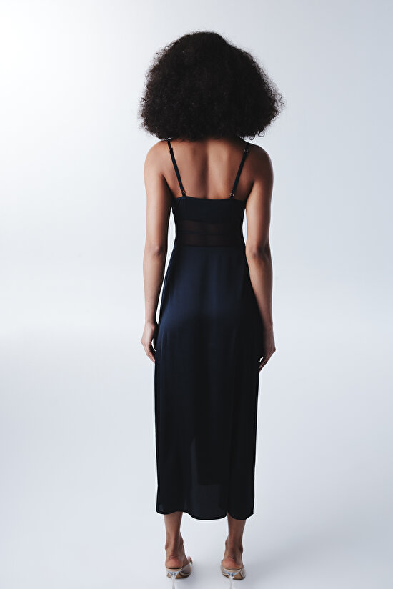 Lyla Siyah Elbise - Privee Koleksiyonu - 4