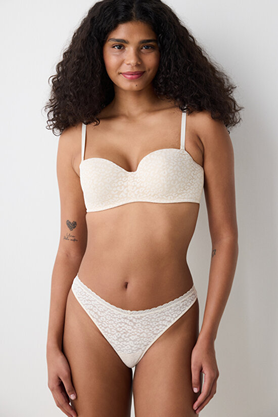 Easy Lace Shape Krem Tanga Külot - 3