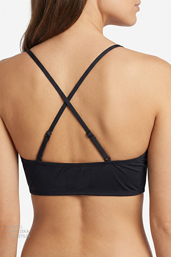 Siyah Bralet Bikini Üstü - 9