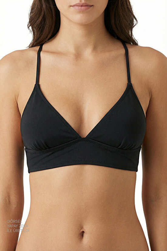 Siyah Bralet Bikini Üstü - 11