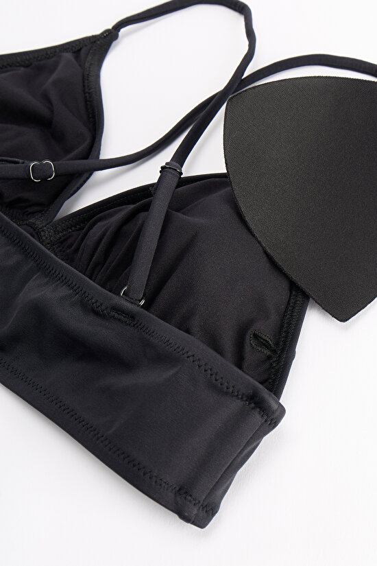 Siyah Bralet Bikini Üstü - 8