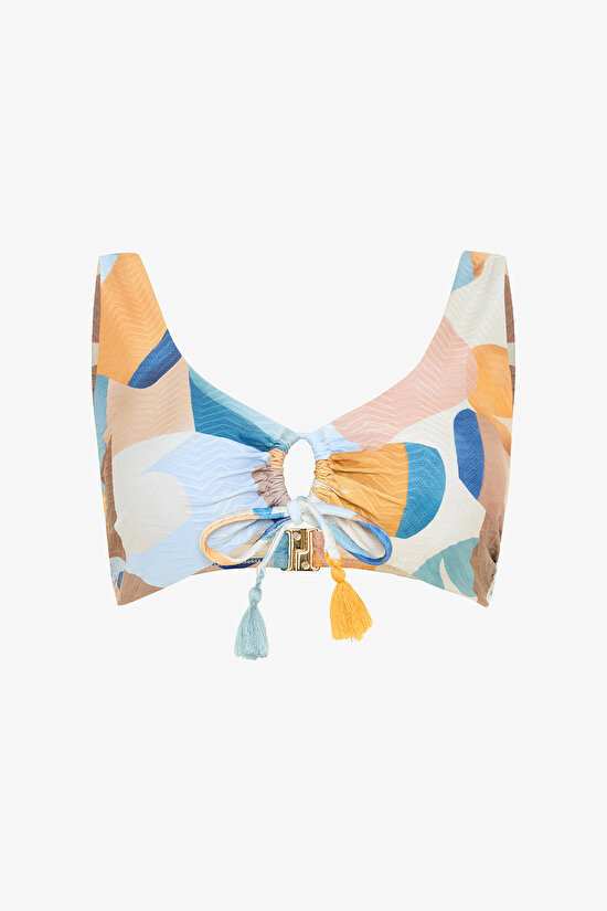 Misty Hot Etnik Desen Boncuklu Bikini Üstü - 5