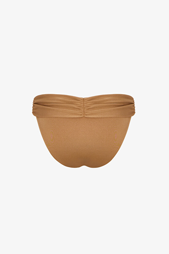 Bej Leas Büzgülü Bikini Altı - 2