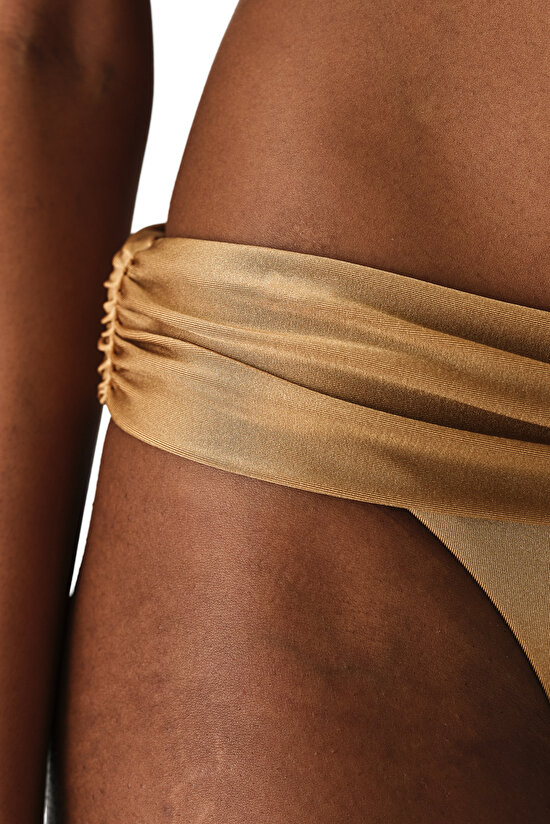 Bej Leas Büzgülü Bikini Altı - 3