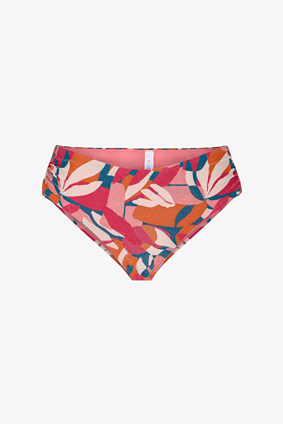 Renkli Brayana Büzgülü Bikini Altı - 5