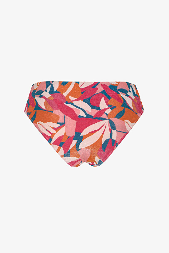 Renkli Brayana Büzgülü Bikini Altı - 6